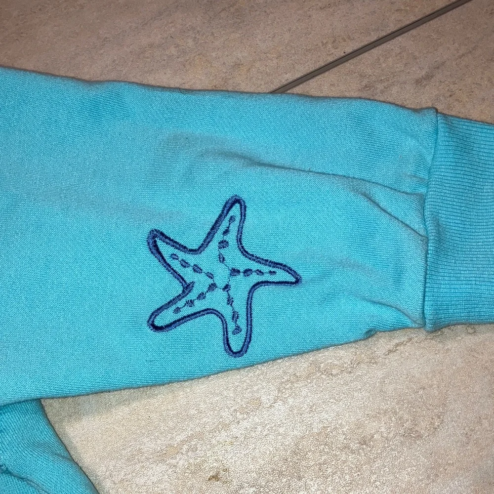 Simply Southern Aqua Hoodie Beach - Picture 3 of 7